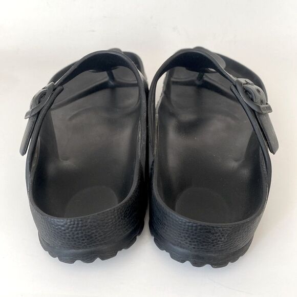 Birkenstock Black Slide Beach Sandals Lightweight Waterproof Sz 8-8.5 Beach Pool - Picture 6 of 16